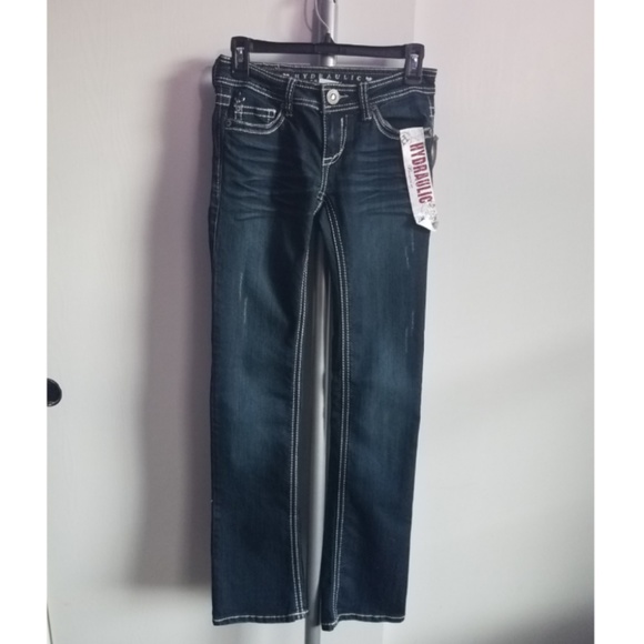 Tilly's Denim - Slim Fit Dark Blue Jean's with Embelished Pockets